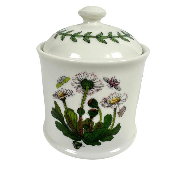 Portmeirion Botanic Garden Small Decorative Floral Design Porcelain Jar w/Lid! - Picture 1 of 9